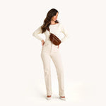 CHARLES CROSSBODY MED - Chocolate Diamond Suede/Antique Gold-Hammitt-Renee Taylor Gallery