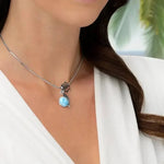 Mermaid Necklace - Nmerm00-00-Marahlago Larimar-Renee Taylor Gallery