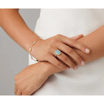 18K Siviglia Aquamarine & Diamond Ring - AB610-B AQ01 Y 02-Marco Bicego-Renee Taylor Gallery