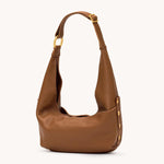 TOM ZIP MED - Mahogany Pebble/Brushed Gold Red Zip-Hammitt-Renee Taylor Gallery