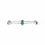 Milano Iridescent Montana Blue Luxe Bangle - BG047SIPE-Julie Vos-Renee Taylor Gallery