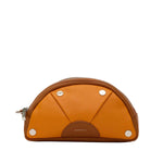 SHELLEY POUCH - Tailored Tangerine/Silver-Hammitt-Renee Taylor Gallery