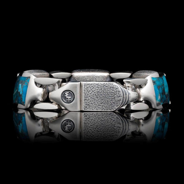 Men's Turquoise Retro Bracelet - BR13 TQ - William Henry
