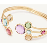 18K Jaipur Mixed Gemstone Bangle - SB51 MIX01 Y 02-Marco Bicego-Renee Taylor Gallery