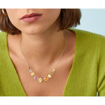 18K Jaipur Gemstone "Halfsie" Necklace - CB2241 MIX01 Y 02-Marco Bicego-Renee Taylor Gallery