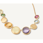 18K Jaipur Gemstone "Halfsie" Necklace - CB2241 MIX01 Y 02-Marco Bicego-Renee Taylor Gallery