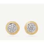 18K Delicati Diamond Pave Stud Earrings - OB1377 B YW Q6-Marco Bicego-Renee Taylor Gallery