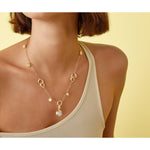 18K Yellow Gold Link & Charm Necklace - CB2612 Y 02-Marco Bicego-Renee Taylor Gallery
