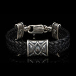 Men's Rhomb Black Bracelet - LB9 S BLK-William Henry-Renee Taylor Gallery