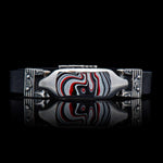 Men's DeVille Fordite Bracelet - LC193 AFD BLK-William Henry-Renee Taylor Gallery