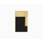Line 2 Micro Diamond Head Yellow Gold And Matt Black Lacquer Lighter - Ping-S.T. Dupont-Renee Taylor Gallery