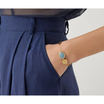 18K Yellow Gold Aquamarine Bracelet - BB1981 AQD Y 02-Marco Bicego-Renee Taylor Gallery