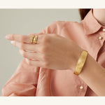 18K Yellow Gold Bangle, Medium Width - SB116 Y 02-Marco Bicego-Renee Taylor Gallery