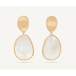 18K Lunaria Mother of Pearl Earrings - OB1403 MPW Y 02-Marco Bicego-Renee Taylor Gallery
