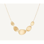 18K Lunaria Graduated Necklace - CB1779 Y 02 16.5"-Marco Bicego-Renee Taylor Gallery