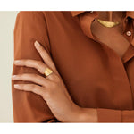 18K Lunaria Band Ring - AB550 Y 02-Marco Bicego-Renee Taylor Gallery
