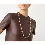 18K Yellow Gold Petal Necklace, Long - CB2157 Y 02-Marco Bicego-Renee Taylor Gallery