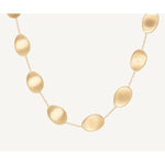 18K Yellow Gold Single-Strand Petal Necklace - CB2099 Y 02-Marco Bicego-Renee Taylor Gallery