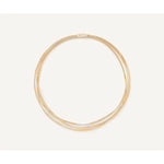 18K Yellow Gold 3-Strand Coil Necklace - CG848 Y 01-Marco Bicego-Renee Taylor Gallery
