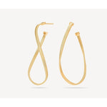 18K Yellow Gold Twisted Irregular Medium Hoops - OG405 Y 01-Marco Bicego-Renee Taylor Gallery