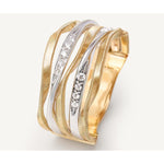 18K Marrakech Onde Multi Strand Diamond Ring - AG349 B YW M5-Marco Bicego-Renee Taylor Gallery