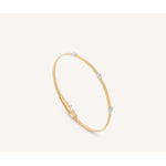 18K Yellow Gold Small Stackable Bracelet With Diamonds - SG730 B1 YW M5-Marco Bicego-Renee Taylor Gallery