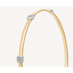 18K Yellow Gold Small Stackable Bracelet With Diamonds - SG730 B1 YW M5-Marco Bicego-Renee Taylor Gallery