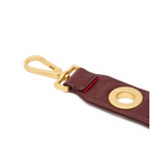 GROMMET SHORT STRAP - Cherrywood Pebble/Brushed Gold