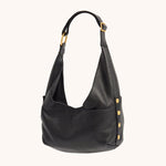 TOM ZIP MED - Black/Brushed Gold Red Zip-Hammitt-Renee Taylor Gallery