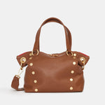 DANIEL MED - Mahogany Pebble/Brushed Gold Red Zip-Hammitt-Renee Taylor Gallery