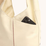 TOM ZIP - Coastal Cream/Brushed Silver-Hammitt-Renee Taylor Gallery