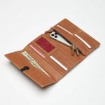 BENJAMIN WALLET - Saddle/Gunmetal-Hammitt-Renee Taylor Gallery