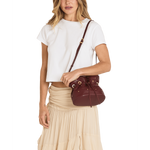 GIANNA SML - Quilted Cherrywood/Brushed Gold