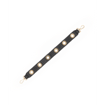 GROMMET SHORT STRAP - Black/Gold