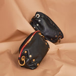 DANIEL CROSSBODY CLUTCH SML - Pomodoro Red/Brushed Gold Hammered-Hammitt-Renee Taylor Gallery
