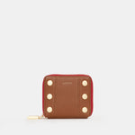5 NORTH - Mahogany Pebble/Brushed Gold Red Zip-Hammitt-Renee Taylor Gallery