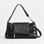 VIP SATCHEL - Black/Brushed Gold Red Zip-Hammitt-Renee Taylor Gallery