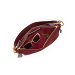 GRACE MED - Cherrywood Suede/Brushed Gold
