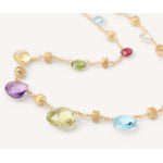 18K Paradise Multi Stone Necklace - CB1865 MIX01 Y 02-Marco Bicego-Renee Taylor Gallery
