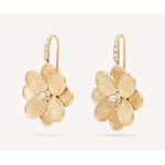 18K Lunaria Petali Diamond Flower Earrings - OB1678 AB B Y 02-Marco Bicego-Renee Taylor Gallery