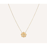 18K Lunaria Diamond Small Petali Necklace - CB2434 B Y 02-Marco Bicego-Renee Taylor Gallery