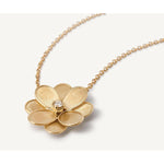 18K Lunaria Diamond Small Petali Necklace - CB2434 B Y 02-Marco Bicego-Renee Taylor Gallery
