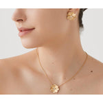 18K Yellow Gold Flower Stud Earrings with Diamonds - OB1678 B Y 02-Marco Bicego-Renee Taylor Gallery