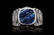 Men's Echelon Blue Mammoth Tooth Ring - Ring 7 Blue MT-William Henry-Renee Taylor Gallery