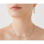 18K Siviglia Aquamarine Station Necklace - CB1874-E AQ01 Y 02-Marco Bicego-Renee Taylor Gallery