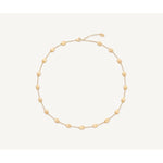 18K Yellow Gold Medium Bean Adjustable Necklace - CB553-E Y 02-Marco Bicego-Renee Taylor Gallery