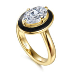 14K Yellow Gold Oval Diamond Engagement Ring Mount - ER16954O8Y44JJ-Gabriel & Co.-Renee Taylor Gallery
