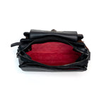 CHARLOTTE MED - Noir Diamond Suede/Gunmetal-Hammitt-Renee Taylor Gallery
