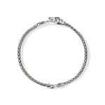 Naga Silver Slim Chain Bracelet with Blue Sapphire - BUS603754BSPX-John Hardy-Renee Taylor Gallery