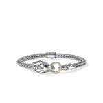 Naga 14K Gold & Silver Chain Bracelet with Blue Sapphire - BUZZS603744BSP-John Hardy-Renee Taylor Gallery